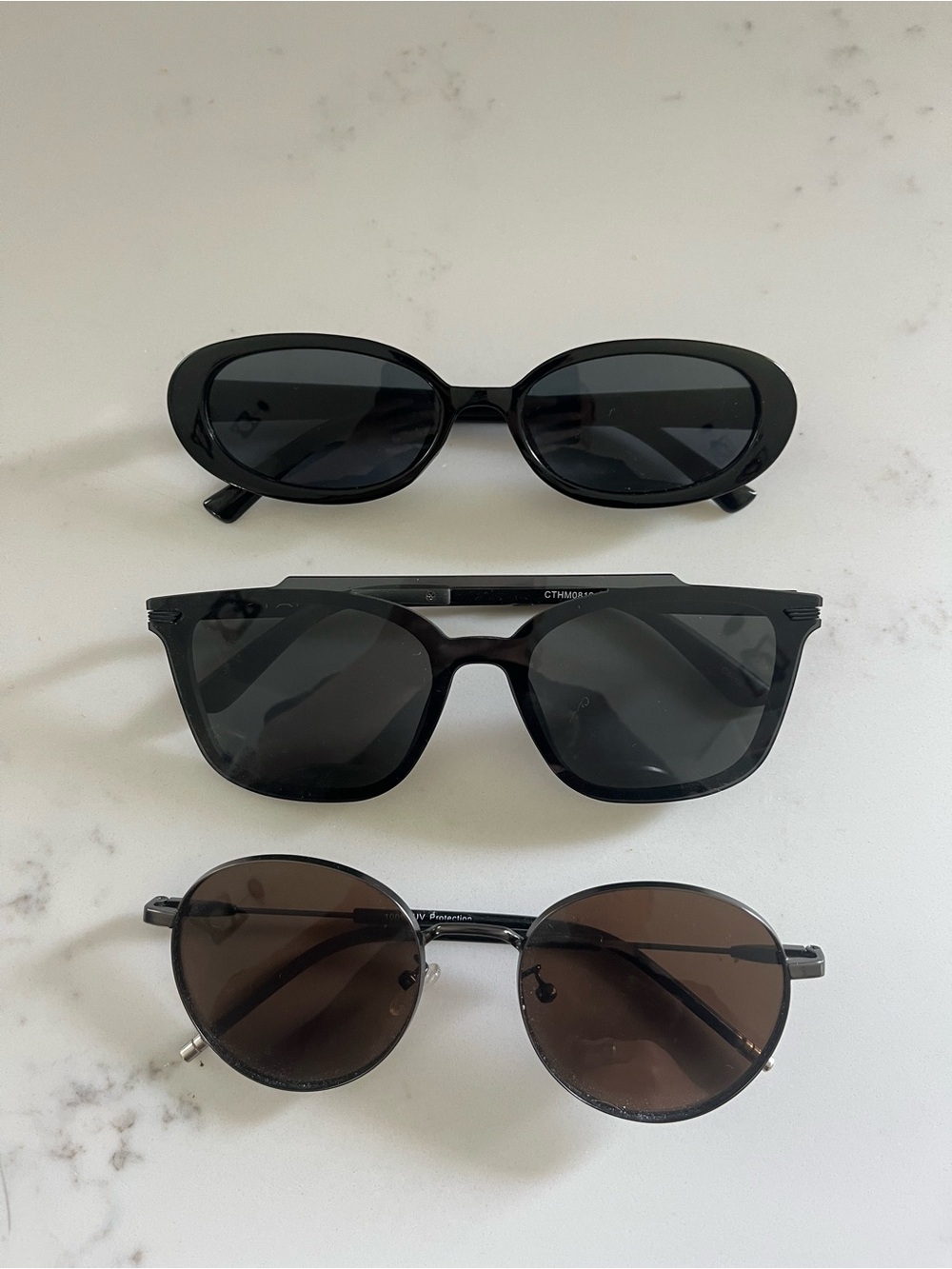3 x Black Sunglasses